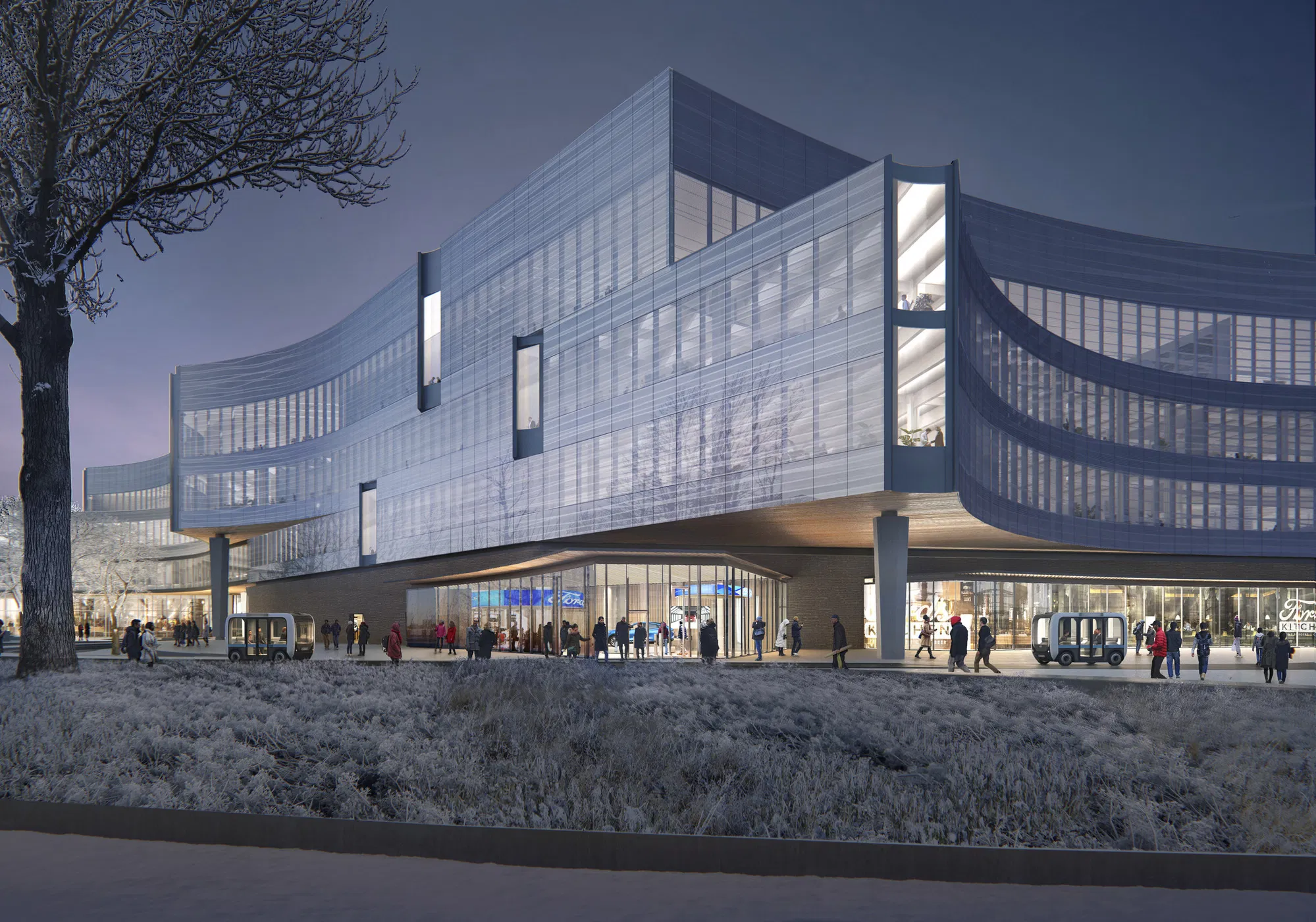 Insulation and pipe support fabrication at Ford World Headquarters in Dearborn