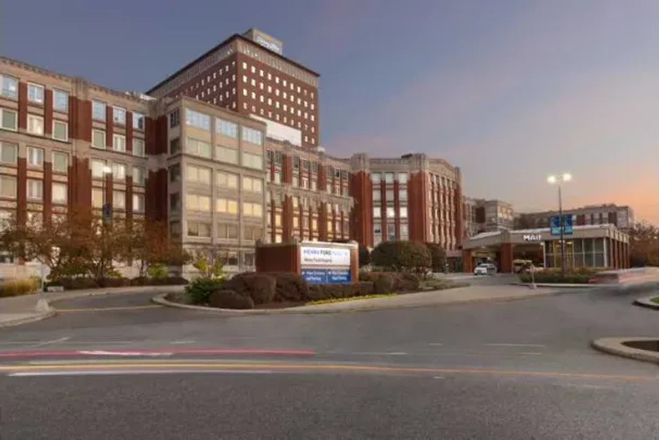 Mechanical insulation work at Henry Ford Hospital in Detroit
