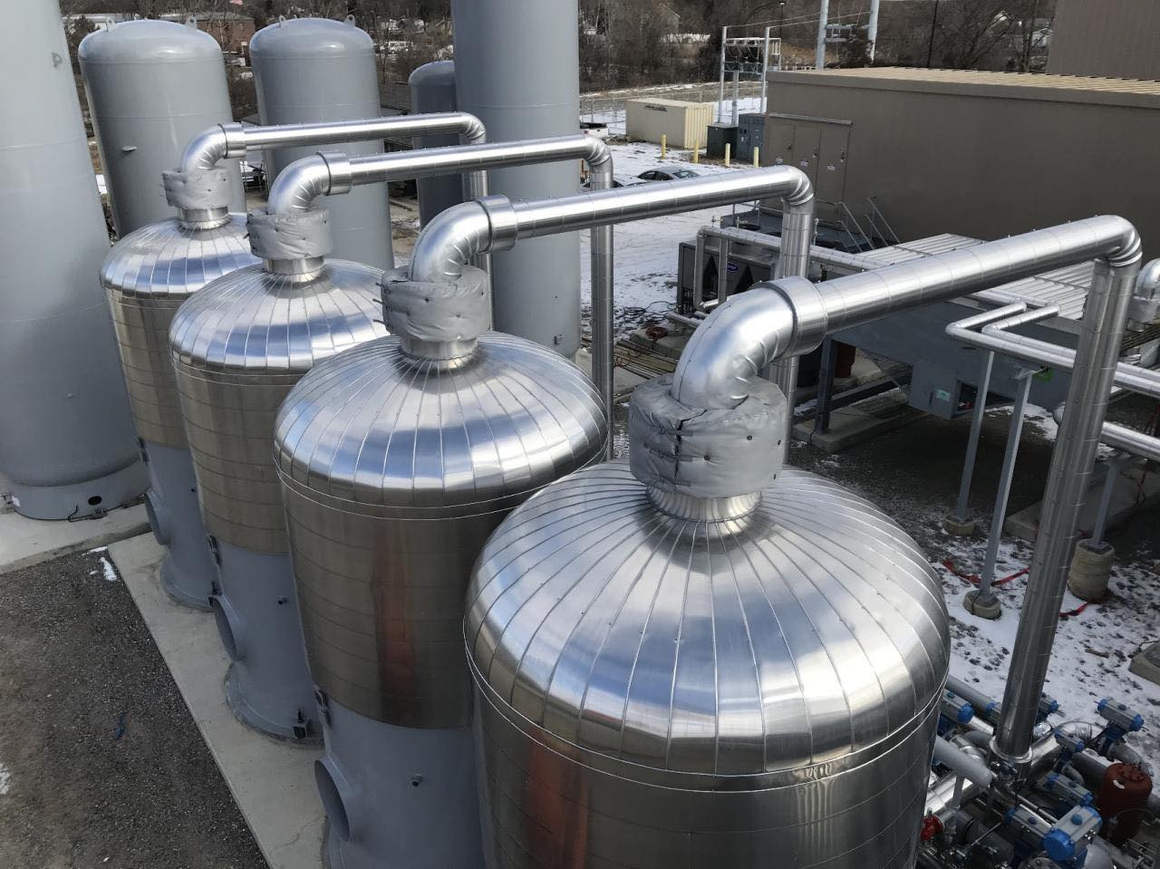 Mechanical insulation work